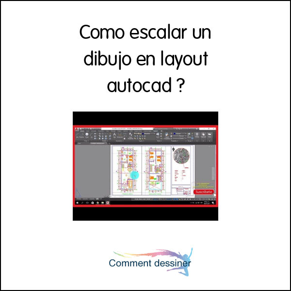 Como escalar un dibujo en layout autocad